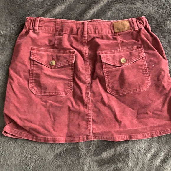 PINK COURDUROY SKIRT - Picture 7 of 8